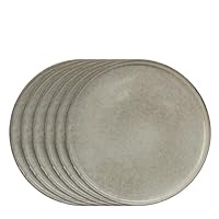 salt&pepper Relic Dinner Plate, Set of 6, 27 cm Size, Moss