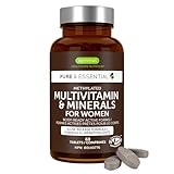 Igennus Methylated Women's Multivitamin with Gentle Iron, 21 Active Nutrients, Pure & Clean, All Day Nutrient Delivery, High Strength B-Vitamins, Easy-to-Swallow, 60 Vegan Tablets, 30 Servings