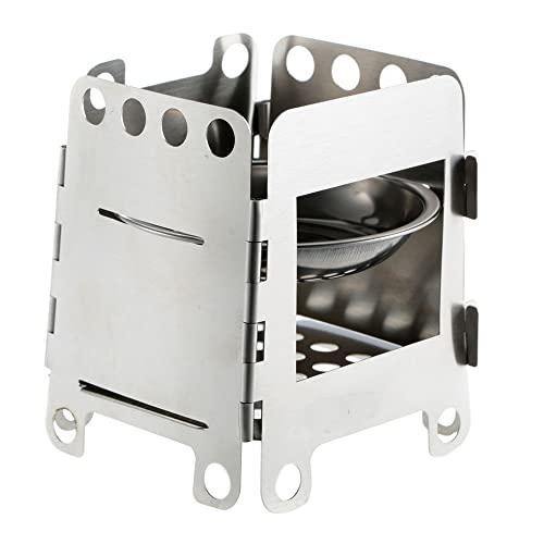 Poêle à bois camping extérieur portable en acier inoxydable - 2