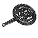 High Carbon Steel Crankset Crank 24-34 - 42T with Chains Cover for Variable Speed Mountain Bike Road Bike