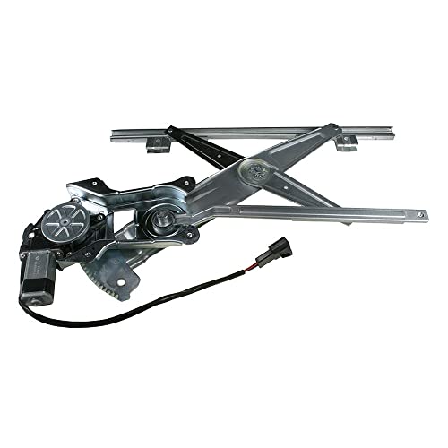 Image of TRQ Front Left Power Window Regulator & Motor Assembly Drivers Side Compatible with 2005-2010 Chevrolet Cobalt GM1350161
