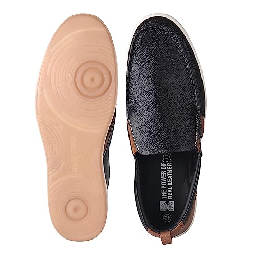 Image of Red Chief Genuine Leather Casual Slip-On Boat Shoes for Men | Stylish & Comfortable Shoes | RC3887