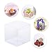 30 PCS Candy Apple Box, 4" x 4" x 4" Clear Plastic Box for Packaging Gift Box for Caramel Apples Ornament Box for Wedding and Birthday Party,DIY Design