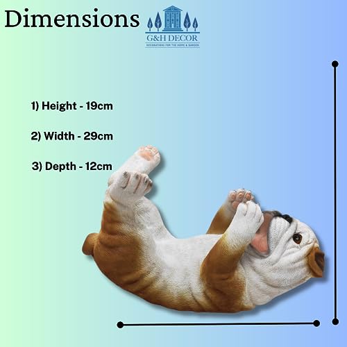 G&H Decor - Charming Bulldog Gifts - Humorous Dog Wine Bottle Holder for Women - Mum & Dog Owners - 29cm Resin Animals - Image 4