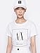 Armani Exchange Women's Basics by Armani T-Shirt, Optic White, Extra Small