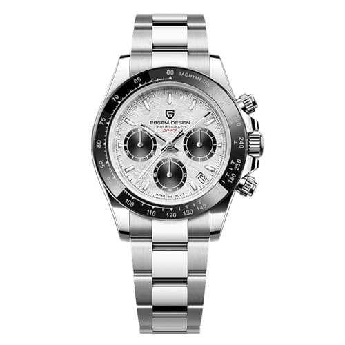 Pagani Design Men's Watch Sapphire Crystal Chronograph Stainless Steel Waterproof Luminous Watch Japanese Movement Men's Quartz Watch