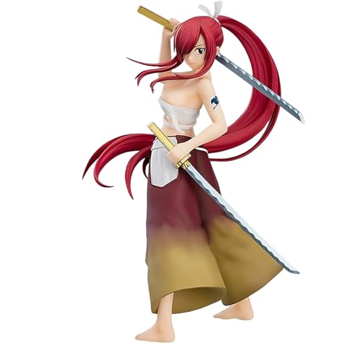 Erza Scarlet Figurine d'action anime - Figurines debout en PVC - Objets de collection - Statue de bureau - Décoration de maison/bureau Erza Scarlet Figurine d'action anime - Figurines debout en PVC - Objets de collection - Statue de bureau - Décoration de maison/bureau