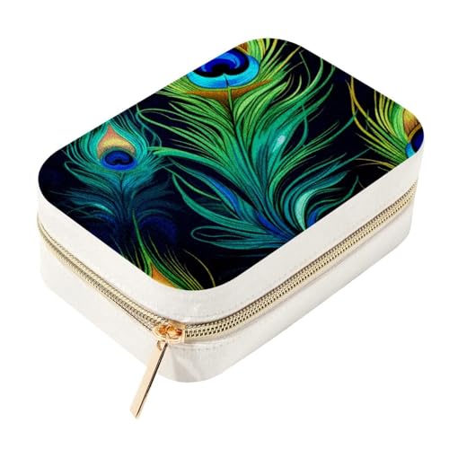 Boîte à bijoux de voyage en velours pour ranger bagues et boucles