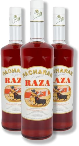 Pacharán de Elaboración Artesanal 25º, (Pack de 3 Botellas de 1L)