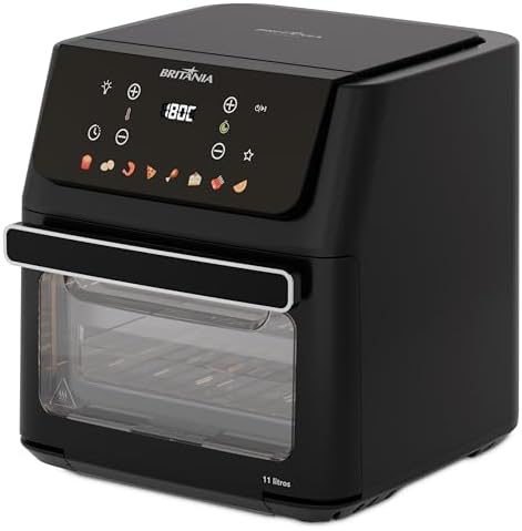 Air Fryer Oven Britânia 11L 8 Funções 1800W BAF11A 127V