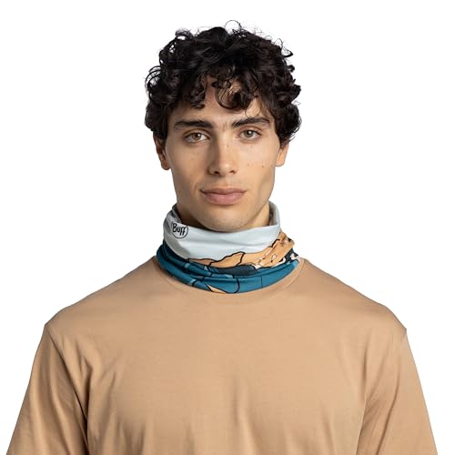 Image of BUFF CoolNet UV Neck Gaiter, UPF 50 Sun Protection, Breathable, Versatile, Quick Dry Face Mask, Fishing Designs, Adult Size