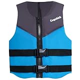 Gogokids Junior Schwimmweste 30-50kg, Verstellbare Schwimmhilfen Jacke für Teens & Jugendliche, Neopren Schwimmweste mit Auftrieb Leichte Weste für Kajak, Paddelboard & Schwimmbad, 6-11 Jahre