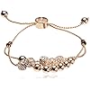 GUESS Gold-Tone Two Row Beaded Slider Bracelet
