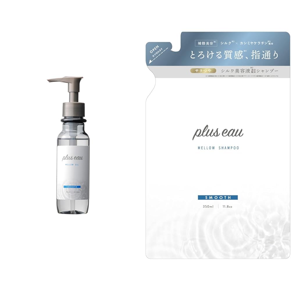 プリュスオー　メロウオイル　ヘアオイル 6本セット Amazon | 【セット買い】plus eau (プリュスオー) メロウオイル 90ml