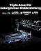 JMGO N1S 4K UHD Mini Beamer, Triple Laser Projektor 1700 ISO Lumen, Netflix