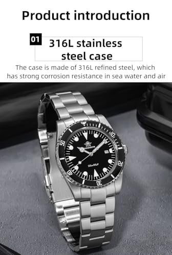 Image of ADDIESDIVE Stainless Steel Pro Diver Watch Analog Quartz Watches AD2068 Luxury Wristwatch 39mm Ceramic Bezel BGW9 Luminous Watches K1 Glass Bubble Mirror Watch