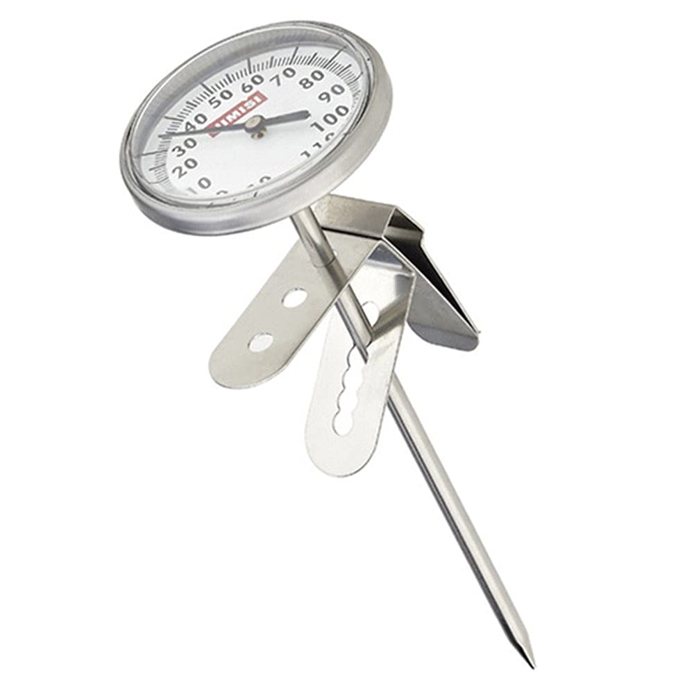 Termometro per il latte in acciaio inossidabile termometro per caffè -10~110 ° C per cucina, barbecue, cibo, bistecca, tacchino, dolci, latte, acqua del bagno