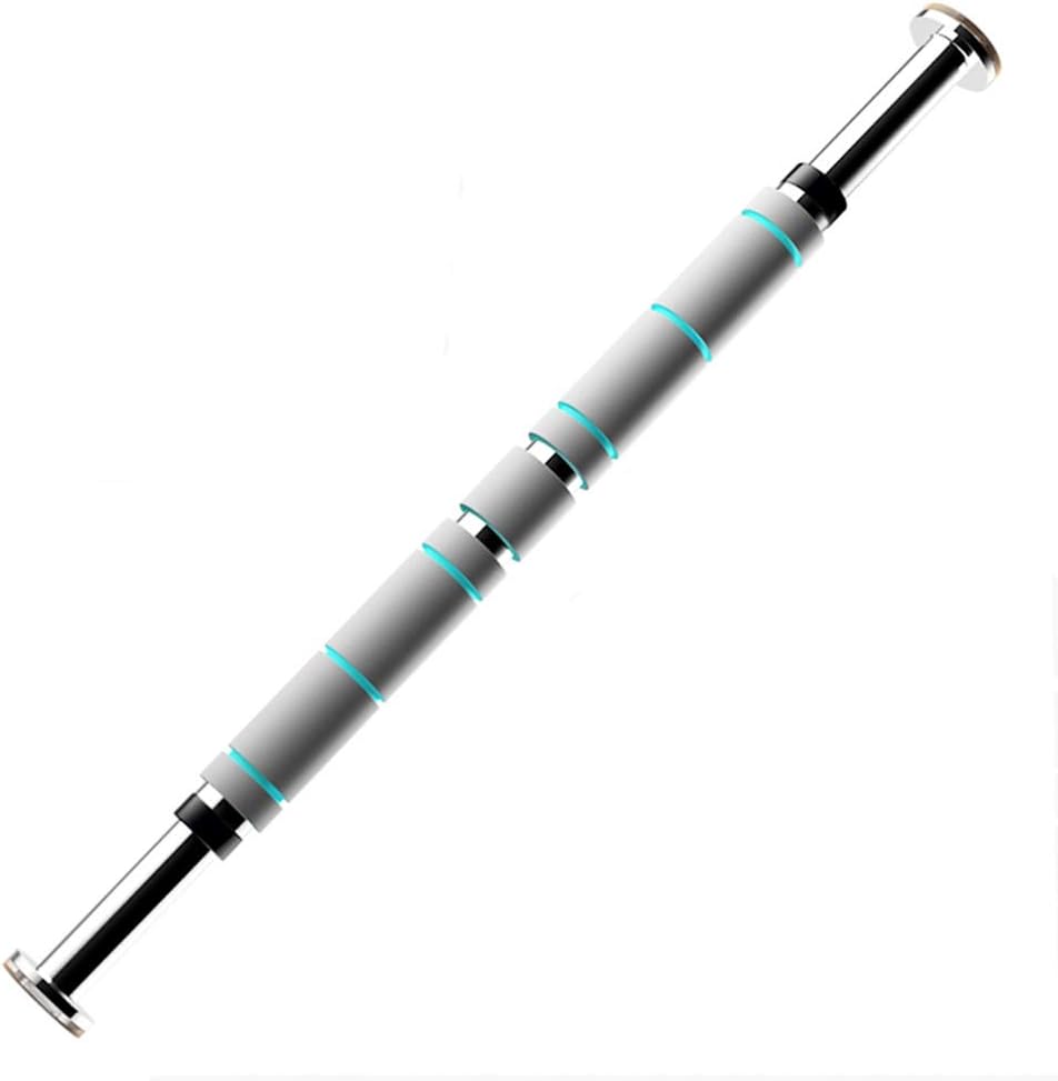 Pull Up Bars HUAHUA Retractable Horizontal Bar Thickened Rubber Pad Door Frame Wall Pull-ups Sit-ups Strength Training 100-150cm