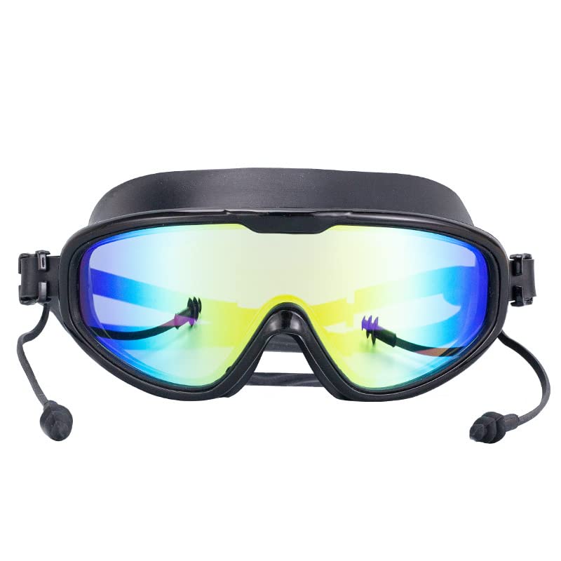 JINPXI Gafas Piscina Niños, Gafas de Natación Niños con Gran Angulo de Visión,Anti-Vaho Anti-UV Sin Fugas,Gafas Buceo, Gafas de Nadar para Niños de 3 a 12 Años