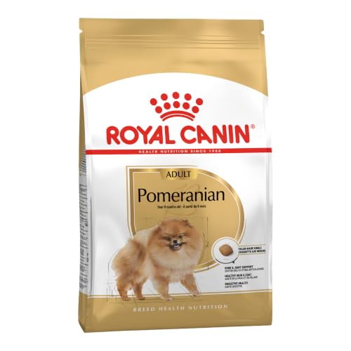 ROYAL CANIN Pomeranian Adult Hundetrockennahrung – 3 kg | Royal Canin | Alleinfuttermittel | Rassespezifische Rezeptur mit Omega-3/-6