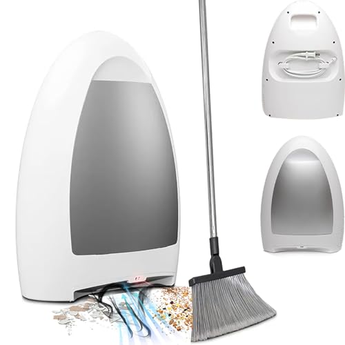 Recogedor automático al vacío sin contacto con filtro, potente cubo electrónico con indicador LED y sensores para barrer pelo, pelo de mascotas, suciedad de alimentos