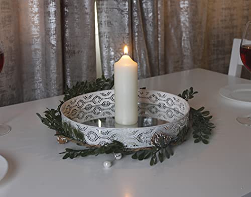 HomeZone Vela de 50 horas de larga duración de combustión de marfil Pilar iglesia velas de iluminación de Navidad luz de larga duración, decoración festiva de boda, fiesta, velas (50 horas)