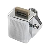 Qsvbeeqj Doppelfunktionsschrank Verriegelung Handle Und Schloss Set Schockdorte Türverriegelung Druckknopf Für Mobilheime Anhänger Schubladen Abs Metall Schrank Tür Schloss