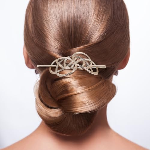 Pinzas de pelo metálicas estilo vintage miniatura 3