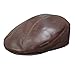 Emstate Premium Vintage Leather Hat (L/XL, Brown)