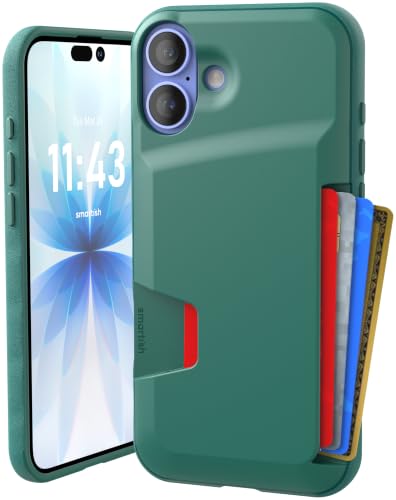 Étui iPhone 16 Plus Smartish antichoc pour éviter la perte des cartes