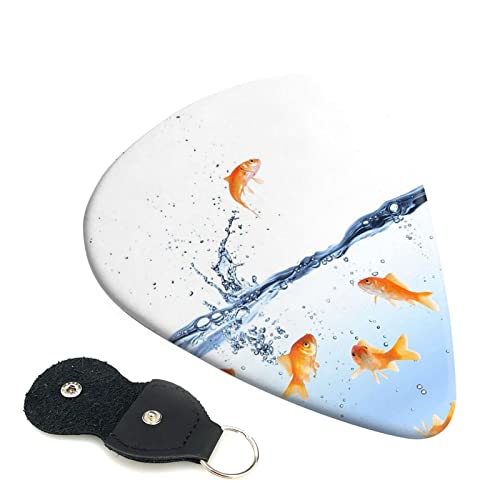 Fish In Water Lot de 6 médiators pour guitare acoustique, guitare électrique, basse, ukulélé – fins, moyens et épais. - Les Beatles, Paul McCartney, John Lennon, RIngo Starr, George Harrison Fish In Water Lot de 6 médiators pour guitare acoustique, guitare électrique, basse, ukulélé – fins, moyens et épais.