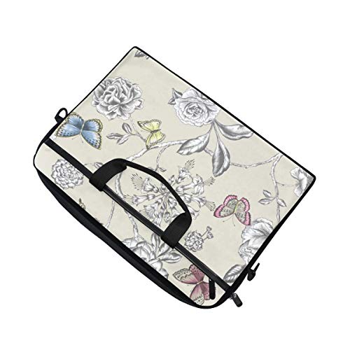 Funda para portátil de 14 a 15,4 pulgadas maletín protector diseño mariposas florales 5