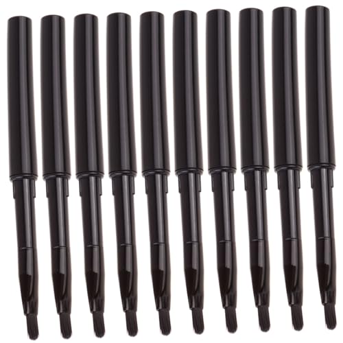 VICASKY 30pcs Mini Size Lip Brush Set Lip Line Brush Pieces for Cosmetics Black