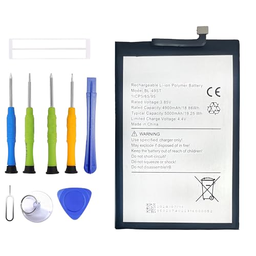 ERYNK BL-49ST Batterie de rechange compatible avec Tecno Mobile Spark 10 Pro Batterie de rechange...