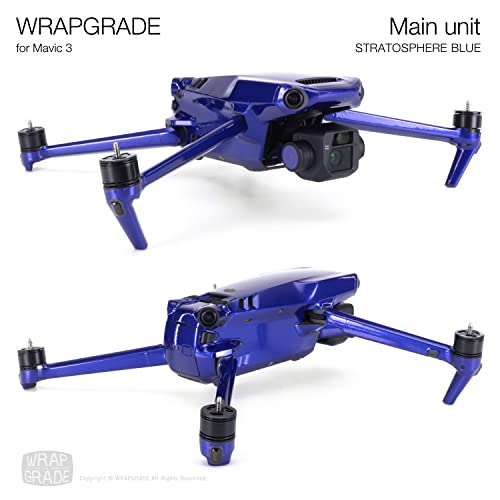 Image of WRAPGRADE Skin Compatible with DJI Mavic 3 Pro (Stratosphere Blue)