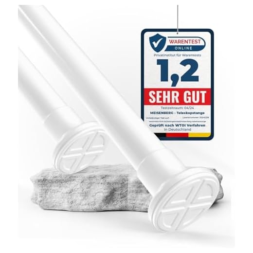 Vicloon Staubwedel Teleskop, Mikrofasern Staubwischer Staubbesen mit Mini Fenster Reinigungsbürste, Edelstahl Teleskop Stange und Verbiegbare Eckbesen, Bis 245cm Länge Staubbesen - Grau 5 HoFactory Rostfreie Gardinenstange ohne Bohren 360 - 410cm, Ø32mm Weiß Multifunktionale Vorhangstange zum Einklemmen - Ausziehbare Teleskopstange, Klemmstange - auch für Trennwand anwendbar