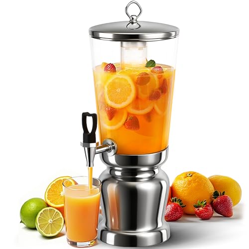 WantJoin Beverage Dispenser with Stand 2 Gal