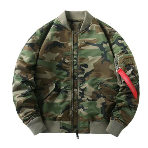 Veste bomber homme camouflage idéale pour les sorties urbaines et week-ends automnaux