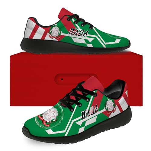 Italy Flag Shoes for Men Women Breathable Lightweight Tennis Running Shoes Walking Sneakers Gifts for Boyfriend Girlfriend2
