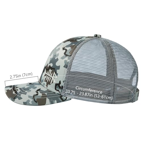 Image of BASSDASH Altimate Fishing Hat Mesh Back for Men Women Adjustable Baseball Trucker Cap