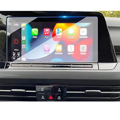 Verre trempé pour VW Golf GTI et R 2022-2023 film protection écran navigation 10 pouces