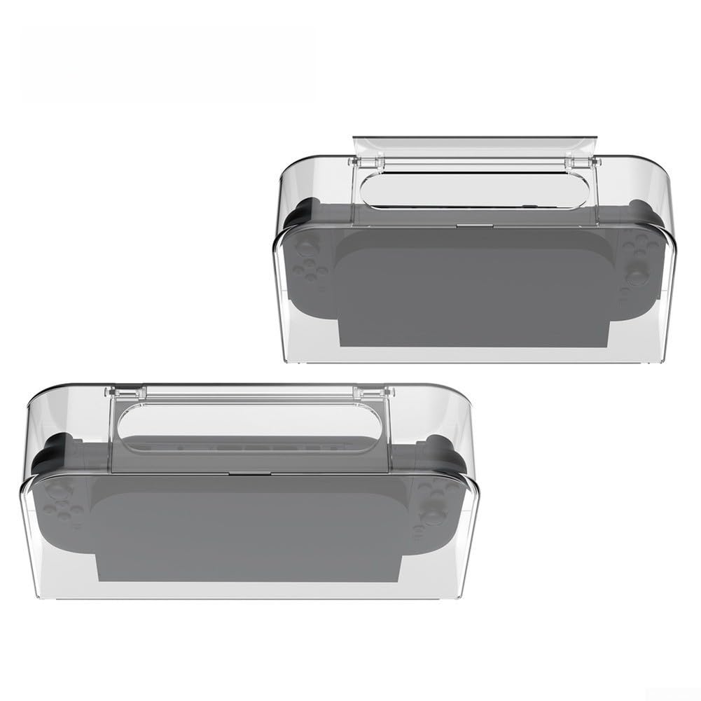 Cubierta antipolvo de acrílico transparente, para Nintendo Switch 2, compatibilidad de protección de base con procedimientos de acoplamiento estándar