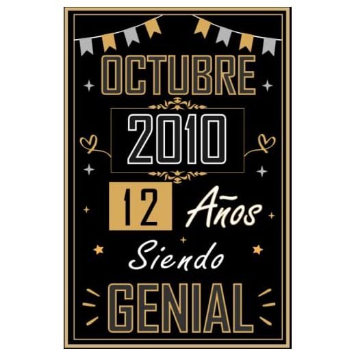 CUADERNO, OCTUBRE 2010 12 AÑOS SIENDO GENIAL: Regalo de 12 cumpleaños para mujeres y hombres, ideas de 12 cumpleaños... un cumpleaños... divertido, ... regalo de 12 cumpleaños para él/ella.