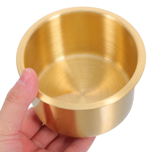 VALICLUD 2 Piezas 2 Portavasos de Acero Inoxidable para Sofá de Caravana y Barco, Soporte Resistente Corrosión para Bebidas, Insertos de 9X5,5 CM, Accesorios para Vehículos Recreativos y