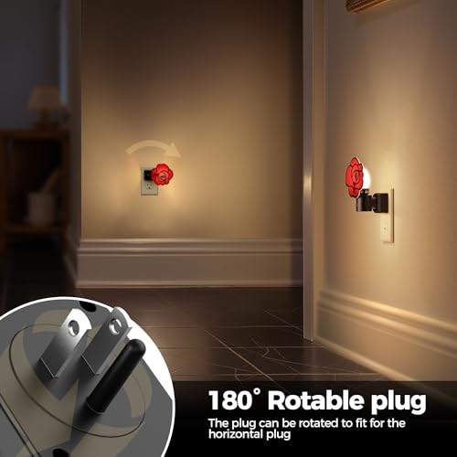 Image of Briignite Rose Night Light&Candle Night Light