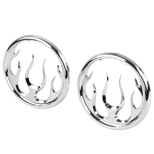 Flame Speaker Grill Accent Trim Cover para Harley-Davidson