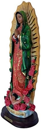 Miniatura 2 de Virgen De Guadalupe - Figura de estatua de resina de 12 pulgadas, Nuestra Señora de Guadalupe