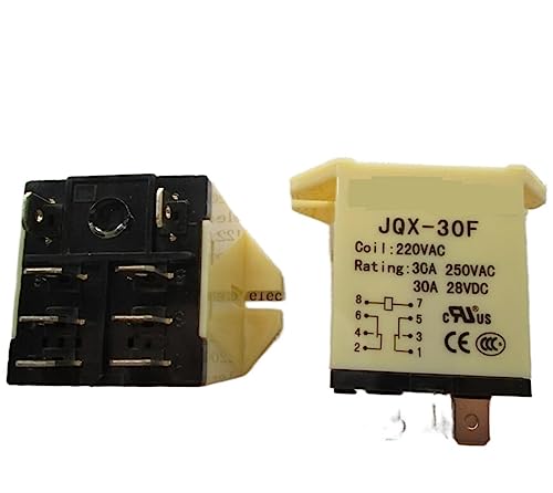 Relais 30A 220VAC HHC71A-JQX-30F à 8 broches haute capacité de charge