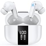 ワイヤレスイヤホン bluetooth イヤホン LED残量表示 AIスマート ENC通話 最大60時間再生 IPX7防水2026年最新Bluetooth6.0ノイズキャンセリング 低遅延 自動ペアリング ブルートゥースイヤホン 快適な装着感 超軽量 小型 音漏れゼロ Type-C急速充電 左右独立型 タッチ操作 iPhone/Android対応 WEB会議/通勤/通学/ゲーム/スポーツ用