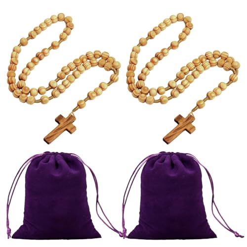 📿【Multiuso】Questa collana con rosario non è adatta solo per cerimonie religiose e preghiere, ma può anche essere utilizzata come gioiello di moda maschile, aggiungendo un senso di solennità ed eleganza, perfetta come regalo per ragazzi o uomini.